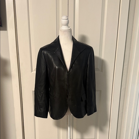 Lafayette 148 New York Jackets & Blazers - Lafayette 148 New York Black Leather Jacket